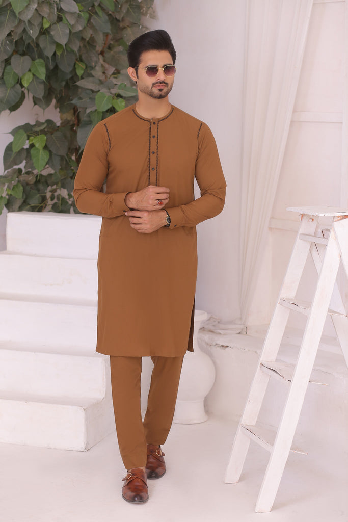 ER 692 tan Mens Wear Kurta Pajama