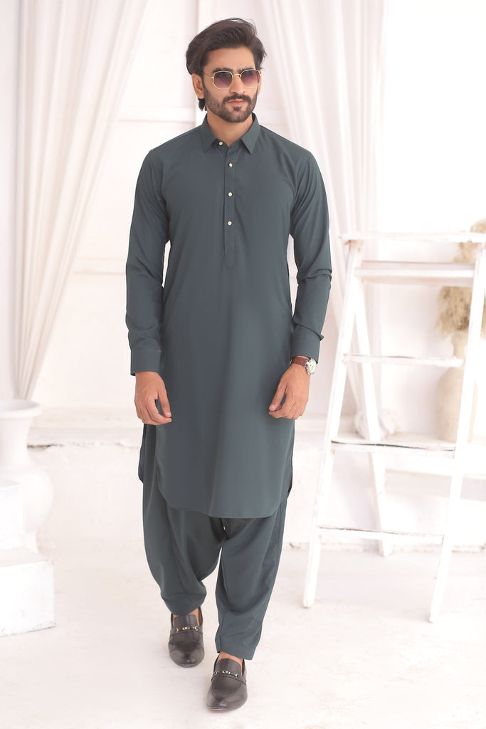 ER 704 Green Man Shalwar Kameez Design