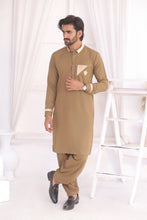 Load image into Gallery viewer, ER 732 Gold Men&#39;s Shalwar Kameez