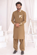 Load image into Gallery viewer, ER 732 Gold Men&#39;s Shalwar Kameez