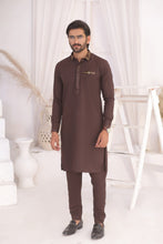 Load image into Gallery viewer, ER 696 Brown Dress Kurta Pajama