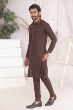 Load image into Gallery viewer, ER 696 Brown Dress Kurta Pajama