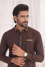 Load image into Gallery viewer, ER 696 Brown Dress Kurta Pajama