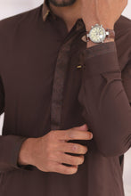 Load image into Gallery viewer, ER 696 Brown Dress Kurta Pajama