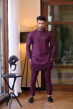 Load image into Gallery viewer, ER 684 Maroon Cotton Kurta Pajama