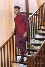 Load image into Gallery viewer, ER  WC 1052 Maroon Waist Coat