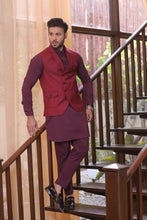 Load image into Gallery viewer, ER  WC 1052 Maroon Waist Coat