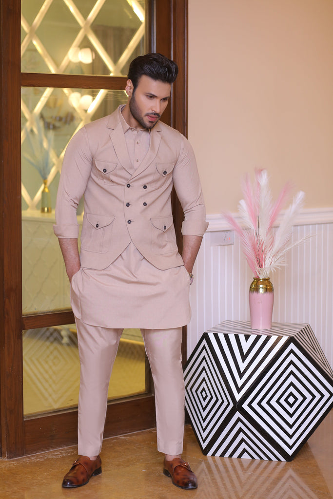 ER WC 1054 Beige Waist Coat