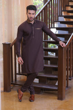 Load image into Gallery viewer, ER 696 Brown Kurta Pajama