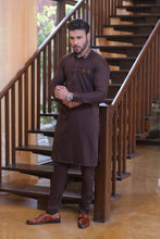 Load image into Gallery viewer, ER 696 Brown Kurta Pajama