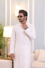 Load image into Gallery viewer, CK 716 White Kurta Pajama