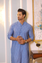 Load image into Gallery viewer, CK 713 Sky Blue Dress Kurta Pajama