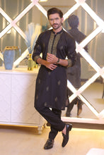 Load image into Gallery viewer, CK 715 Black Men&#39;s Pajama Kurta