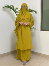 Load image into Gallery viewer, Alma Jilbab Set (Mustard Yellow - Color)