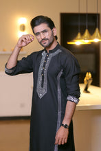 Load image into Gallery viewer, CK 711 Black Kurta Pajama Design