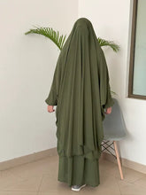 Load image into Gallery viewer, Alma Jilbab Set (Olive - Color)