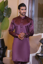 Load image into Gallery viewer, ER 703 Purple Gents Pajama Kurta