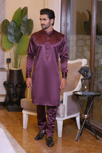 Load image into Gallery viewer, ER 703 Purple Gents Pajama Kurta