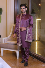 Load image into Gallery viewer, ER 703 Purple Gents Pajama Kurta