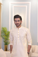 Load image into Gallery viewer, MR 61 Mirror Work Kurta Pajama