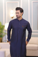 Load image into Gallery viewer, ER 707 Mid Night Blue Kurta Pajama