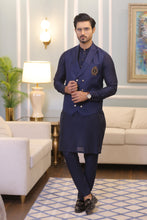 Load image into Gallery viewer, ER 707 Mid Night Blue Kurta Pajama