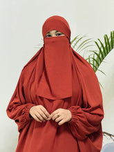 Load image into Gallery viewer, Alma Jilbab Set (Rust - Color)