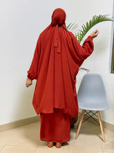 Load image into Gallery viewer, Alma Jilbab Set (Rust - Color)