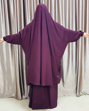 Load image into Gallery viewer, Alma Jilbab Set (Dark Purple - Color)