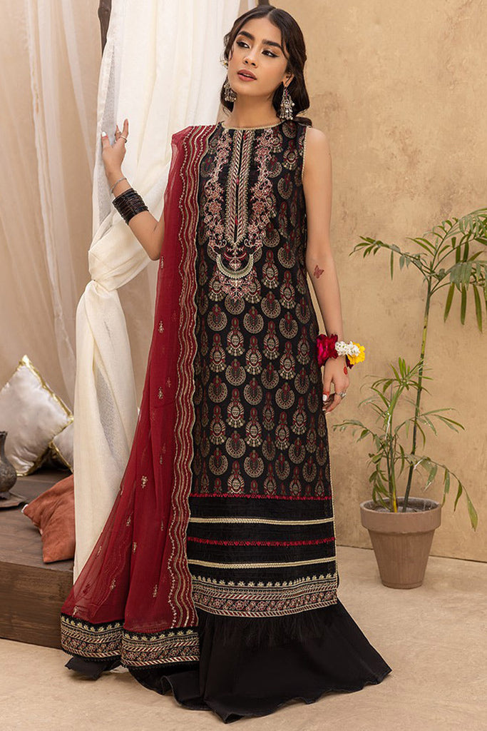 Humdum - Ishq Embroidered Jacquard Collection - IS-01