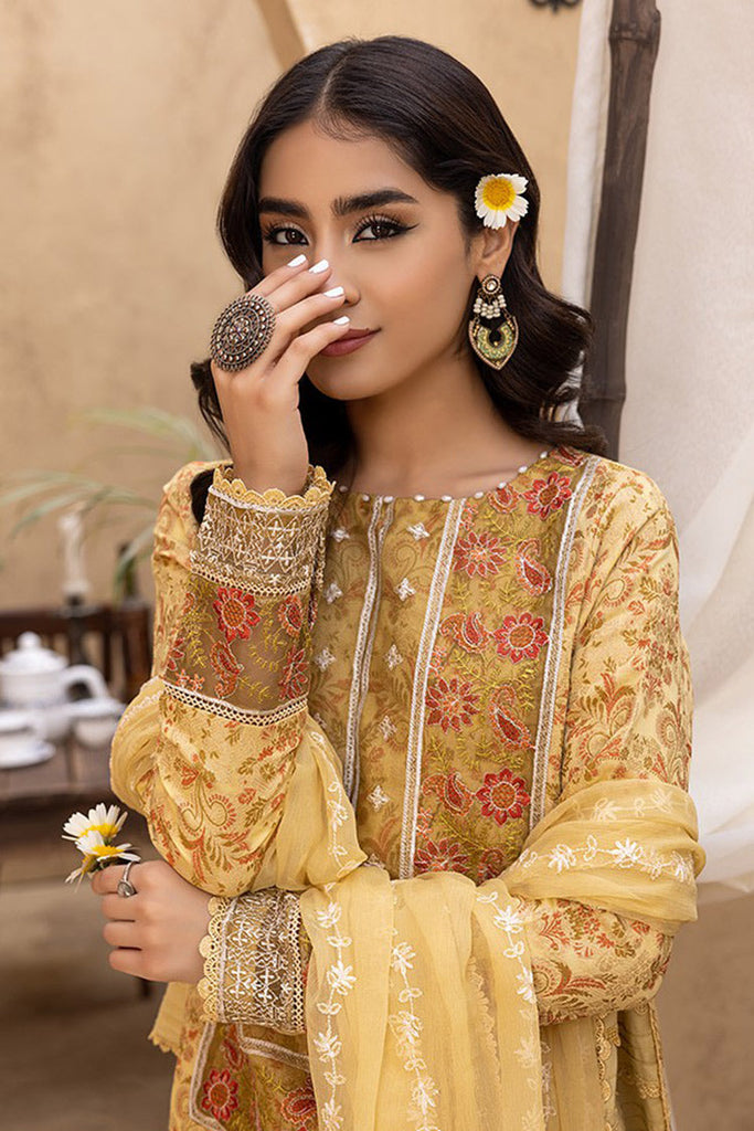 Humdum - Ishq Embroidered Jacquard Collection - IS-02