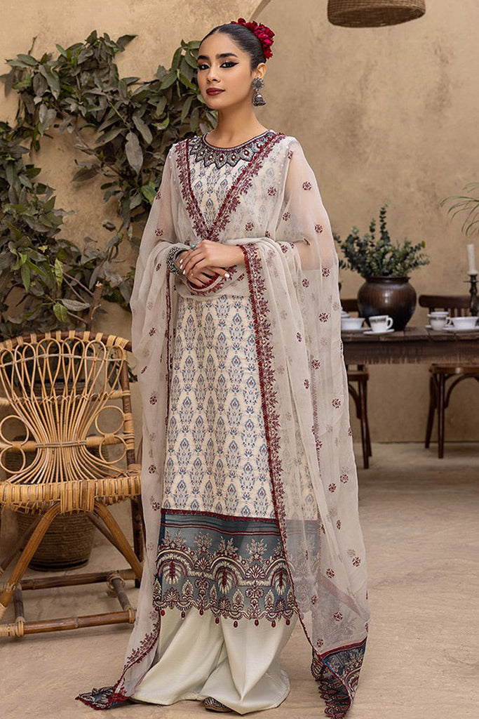 Humdum - Ishq Embroidered Jacquard Collection - IS-08