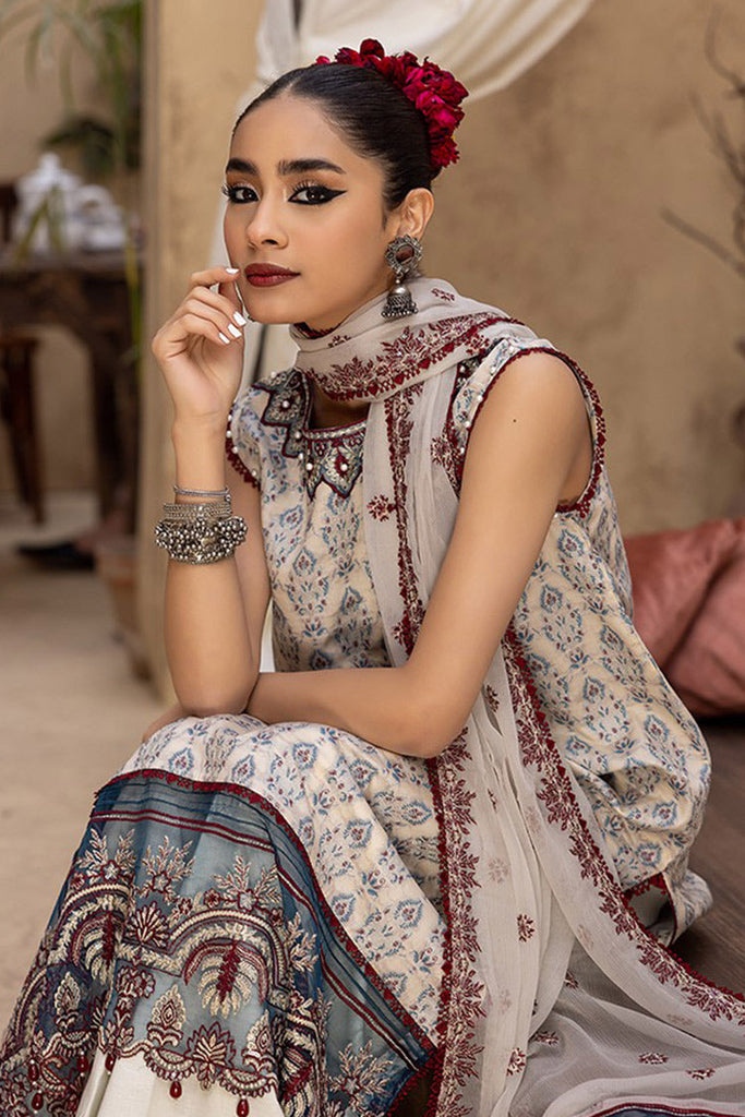 Humdum - Ishq Embroidered Jacquard Collection - IS-08