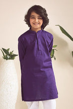 Load image into Gallery viewer, Istor - Stitched  - Kids Kurta - Plum - IST-101