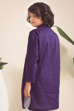 Load image into Gallery viewer, Istor - Stitched  - Kids Kurta - Plum - IST-101