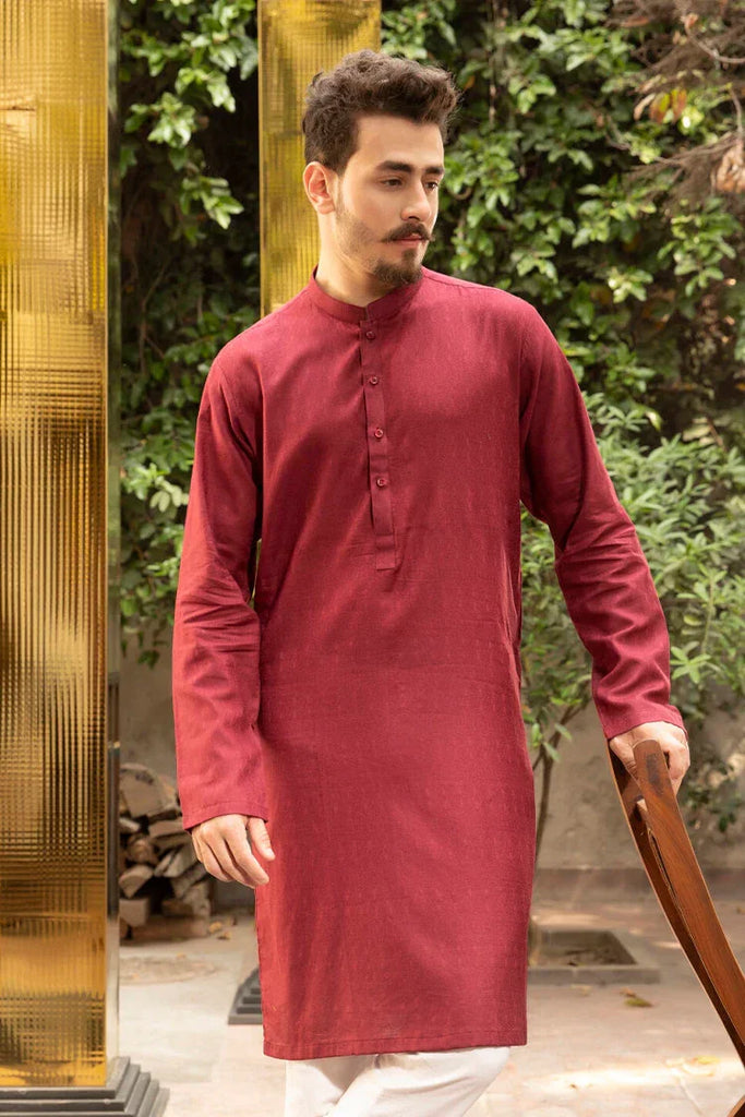 Istor - 1 Pc Stitched - Blood Red Kurta - IST-16