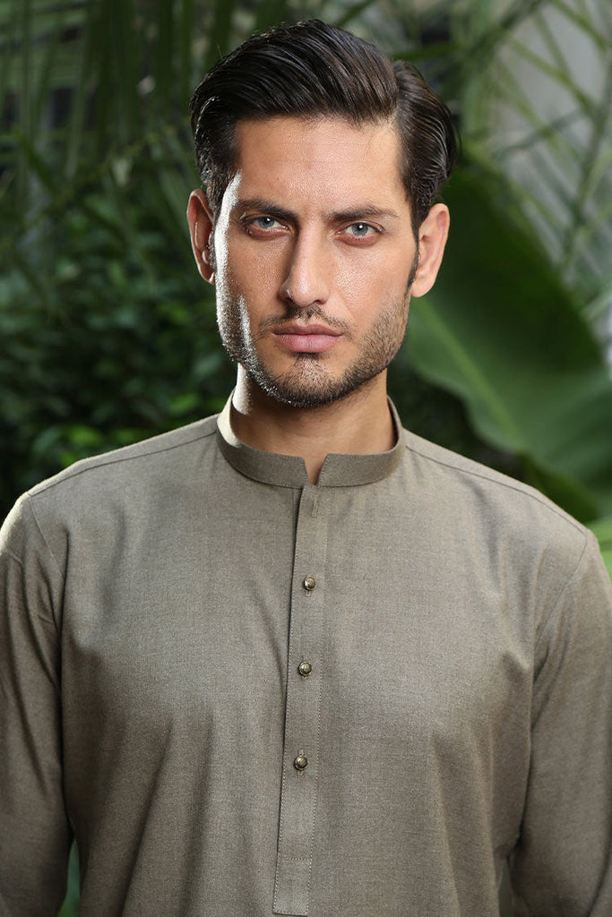 Istor - 2Pc | Stitched | Markhor | Dusty Olive | IST-48