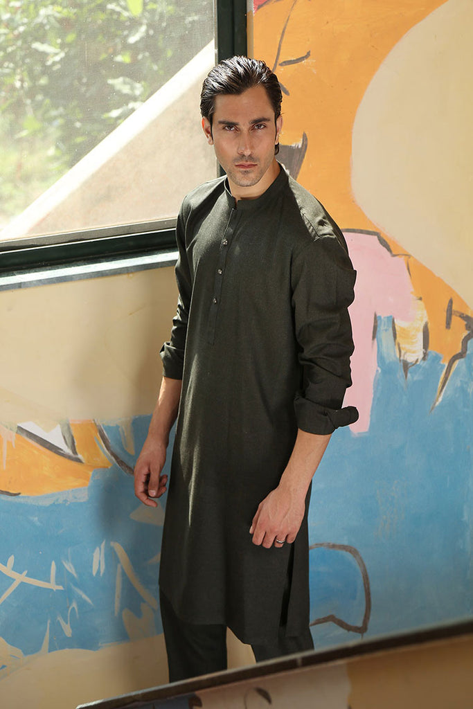 Istor - 2Pc | Stitched | Markhor | Forest Green | IST-48