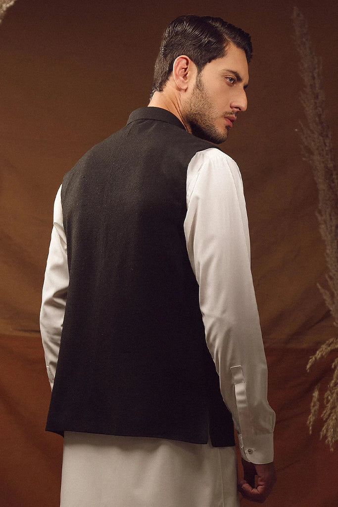 Istor - Waistcoat - Wool Blend - Black - IST-57