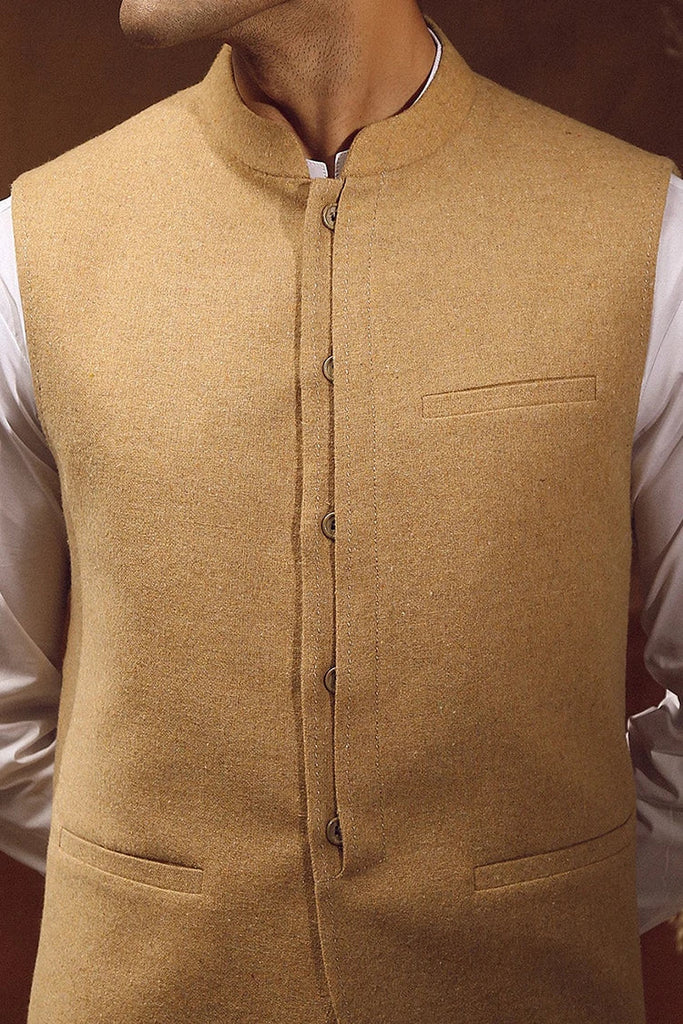 Istor - Waistcoat - Tweed - Light Khaki - IST-59