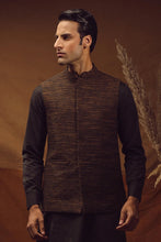 Load image into Gallery viewer, Istor - Waistcoat - Khaddar - Brown - IST-65