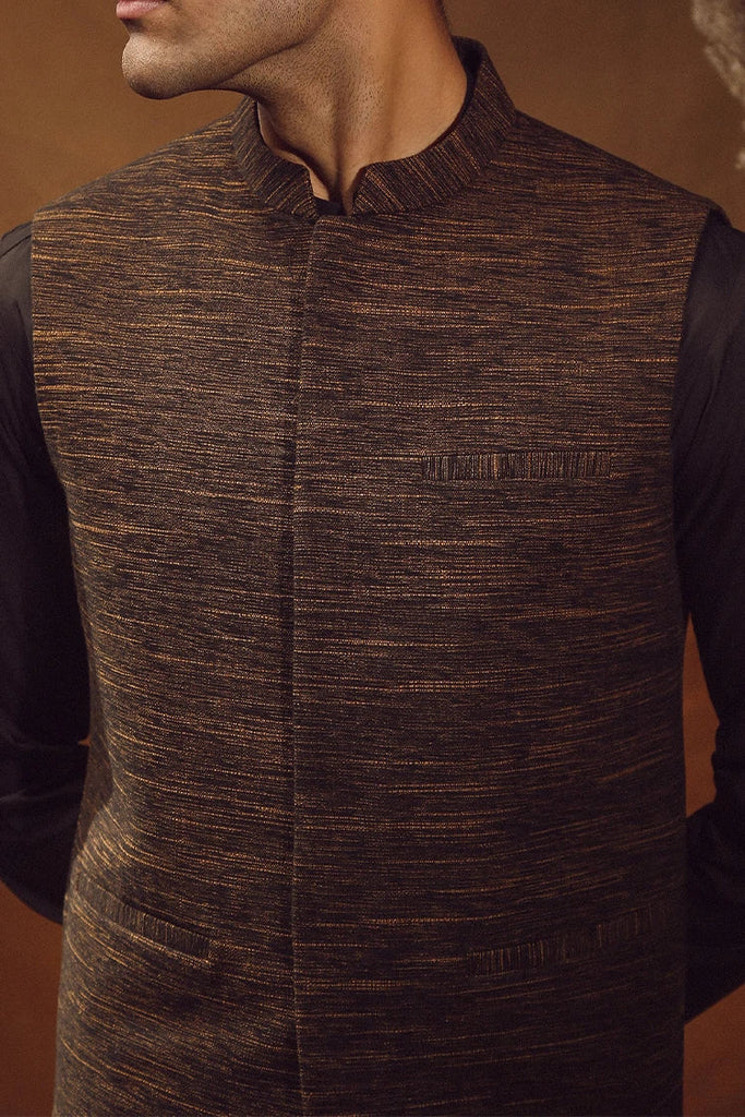 Istor - Waistcoat - Khaddar - Brown - IST-65