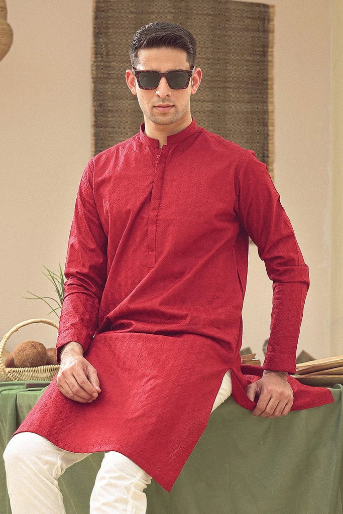 Istor - 1 Pc Stitched - Mahroon Kurta - IST-67