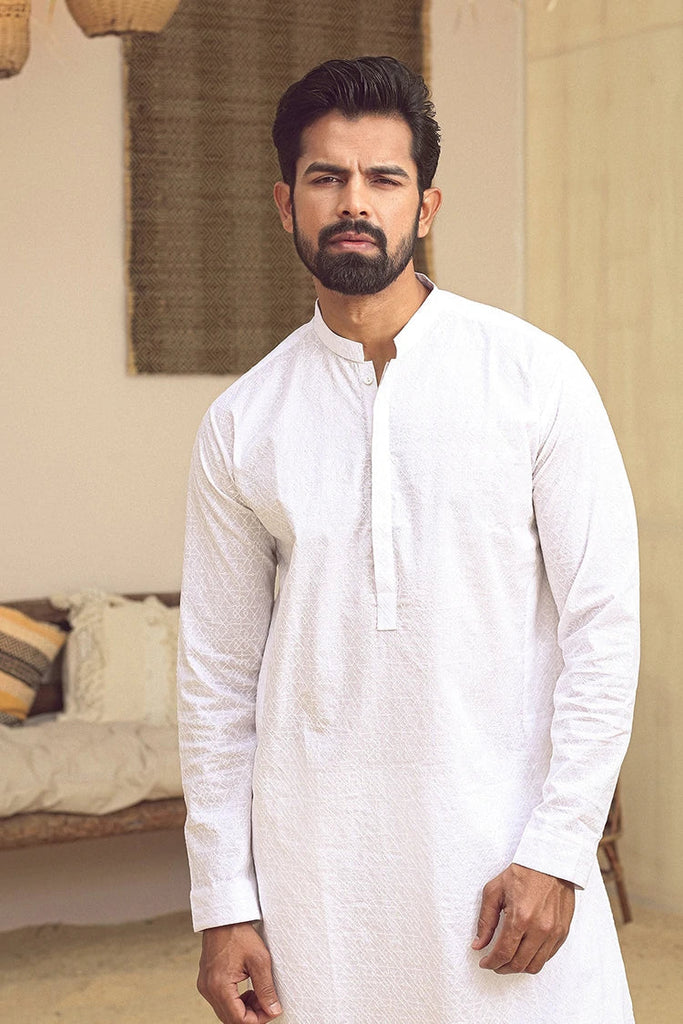 Istor - 1 Pc Stitched - White Kurta - IST-70