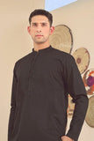 Istor - 1 Pc Stitched - Black Kurta - IST-80