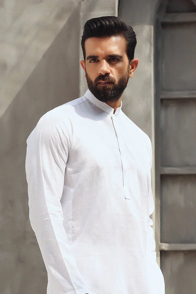 Istor - 1 Pc Stitched - White Kurta - IST-90