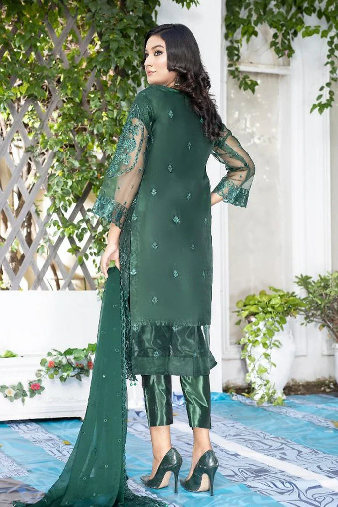 Ketifa - Formals Unstitched Collection - Luxurious Green