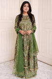 Embroidered Shamooz Silk Suit L1155 - 3 Piece