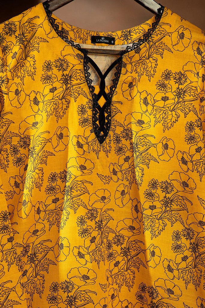 La Rosaa - Everyday Edit - LA2-04 Mustard black floral