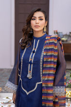 Load image into Gallery viewer, La Rosaa - Eid Edit Pret &#39;24 - LE-24-03 Navy Blue - 3Pc